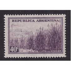 ARGENTINA 1935 GJ 777 PAPEL MATE NACIONAL ESTAMPILLA NUEVA MINT U$ 2,25